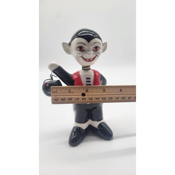 Publix Supermarket Halloween Dracula Vampire Statue Ceramic bobble head figure - Picture 9 of 9